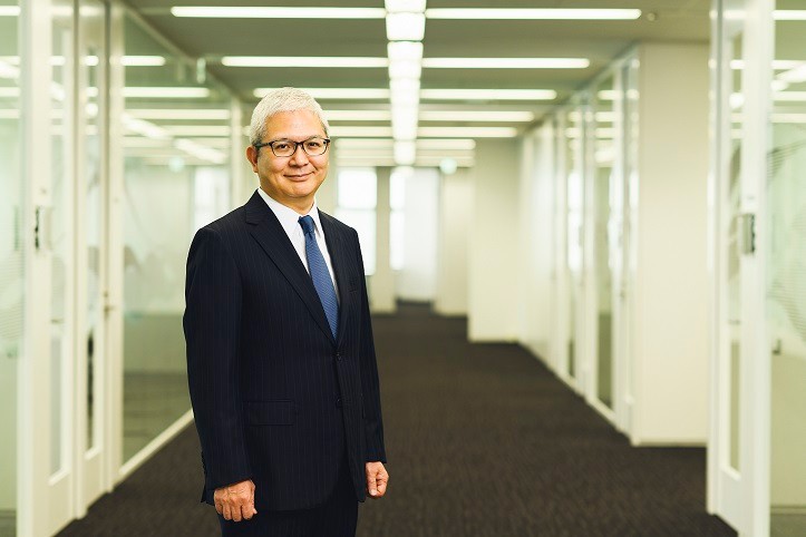 Headshot photo of Shinjiro Sato, President and CEO of Terumo Corporations