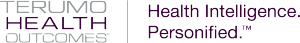 Logo: Terumo Health Outcomes. Health Intelligence. Personified ™