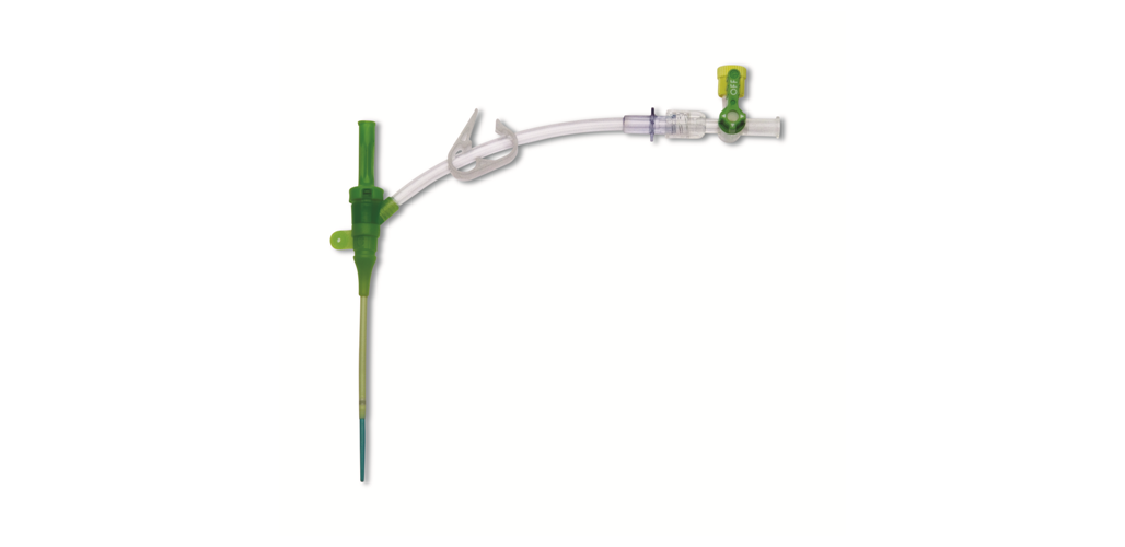 Product image: PINNACLE R-O II HIFLO Introducer Sheath with 45- degree side tube and radiopaque marker